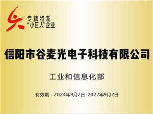 工信部小巨人企業(yè)